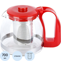 Чайник заварочный с фильтром стеклянный Nouvelle Home 700 мл (5261012)
