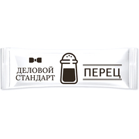 Перец черный молотый Деловой Стандарт порционный (800 штук по 0.3 г)