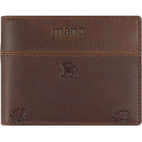 Портмоне мужское Mano Don Leon из натуральной кожи коричневого цвета  (M191920241)