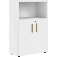 Шкаф для документов Forta FMC80.3(Z) полузакрытый (белый премиум,  802х429х1213 мм)
