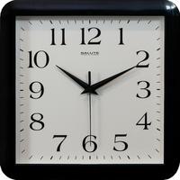 Часы настенные Салют Пластиковые Макси (29.5x30x4 см, черные)