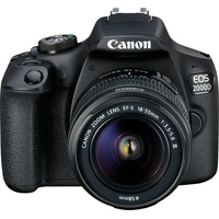 Зеркальный фотоаппарат Canon EOS 2000D kit + объектив EF-S 18-55 DC