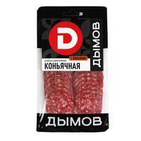Колбаса Дымов Коньячная сырокопченая нарезка 90 г