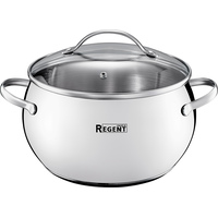 Кастрюля Regent inox Linea Apple 3.6 л нержавеющая сталь с крышкой