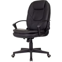 Кресло для руководителя Easy Chair 668 чёрное (экокожа, пластик)