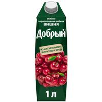 Сок Добрый яблоко/вишня/черноплодная рябина 1 л