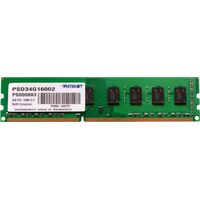 Оперативная память Patriot Memory 4 ГБ PSD34G16002 (DIMM DDR3)