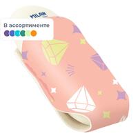 Ластик Milan Pastel Sugar Diamond из синтетического каучука овальный  62x28x12 мм