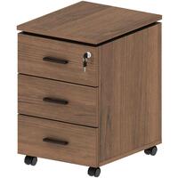 Тумба подкатная OnTop Ot-32 с замком (рэд фокс/венге, 400х480х600 мм, 3  ящика)