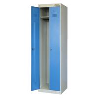 Шкаф для одежды металлический Металл-Завод ШРЭК-22-530 синий 2 отделения