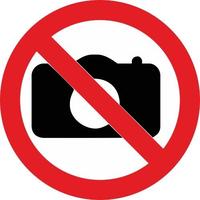 Знак безопасности Фотографировать запрещено D150 (150х150 мм, пленка ПВХ)