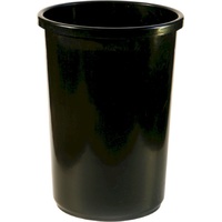 Корзина для мусора и бумаг 12 л пластик чёрная (33.5x24.5x24.5 см)