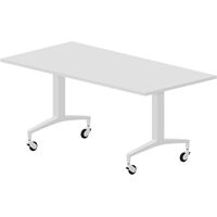 Стол для переговоров Setup на металлокаркасе (белый, 1600х800х725 мм)