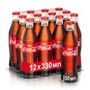 Напиток Coca-Cola газированный 0.33 л (12 штук в упаковке)