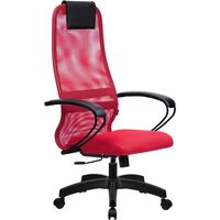 Кресло для руководителя Easy Chair SU-B-8 красное (сетка/ткань, пластик)