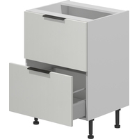 Шкаф кухонный (база) VOK B2DW_72_45 (белый альпийский/белый шагрень, 450х530х870 мм)