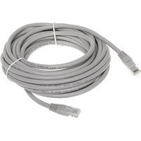 Патч-корд витая пара ExeGate UTP-RJ45-RJ45-5e-CU-30M-GY 5e 30 м