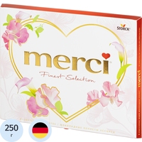 Конфеты шоколадные Merci Сердце ассорти 250 г