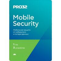 Антивирус PRO32 Mobile Security база на 3 устройства на 12 месяцев  (PRO32-MSA-NS(EKEY)-1-3)