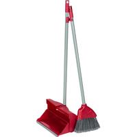 Комплект для уборки Hillbrush (щетка для пола и совок-ловушка) красный