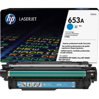 Картридж лазерный HP 653A CF321A голубой оригинальный