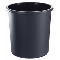 Корзина для мусора Стамм 18 л пластик черная (31х32.5 см)