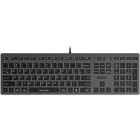 Клавиатура проводная A4Tech Fstyler FX60 (FX60 GREY / WHITE)