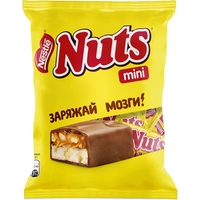 Шоколадные батончики Nuts Mini 148 г