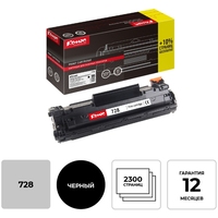 Картридж лазерный Комус 728 3500B010 для Canon черный совместимый  повышенной емкости