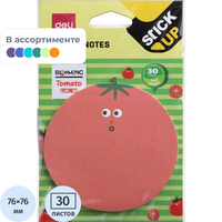 Стикеры Deli 76x76 мм (1 блок, 30 листов)