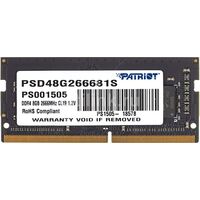 Оперативная память Patriot Memory SL 8 ГБ PSD48G266681S (SO-DIMM DDR4)