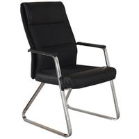 Уценка. Конференц-кресло Easy Chair 811 VPL черное (экокожа, металл  хромированный). уц_меб