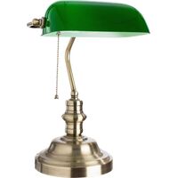 Светильник настольный Arte Lamp Banker A2492LT-1AB зеленый