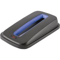 Крышка для контейнера Vileda Professional Гео с узким отверстием пластик  черный/синий (137731)