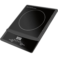 Уценка. Плита индукционная Goodhelper ES-20W02 узкая чёрная  (стеклокерамика, 1  конфорка). уц_тех
