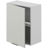 Шкаф кухонный VOK W1D_72_60 (белый альпийский/белый шагрень, 600х315х720  мм)