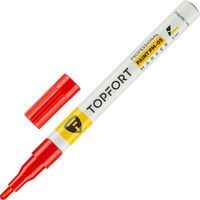 Маркер промышленный лаковый TOPFORT ZP1101 красный 2 мм (1827832)