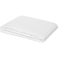 Простыня на резинке Tkano Essential 180х200х30 см сатиновая белая
