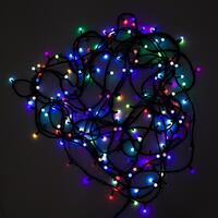 Гирлянда светодиодная уличная Neon-Night Мультишарики линия разноцветный  свет 200 светодиодов (20 м, 303-509-1)