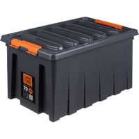 Контейнер для хранения с крышкой Rox Box 70 литров 590х395х370 мм с  колёсиками