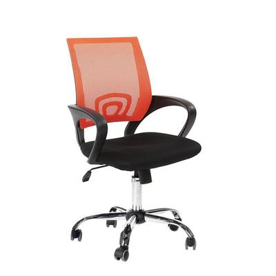 Кресло офисное easy chair 304 черное сетка ткань металл