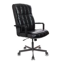 Кресло для руководителя Easy Chair 562 TR чёрное (рециклированная кожа,  металл)