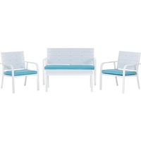 Комплект садовой мебели Green Glade 71307 (бирюзовый/белый, 390х600х1160  мм)