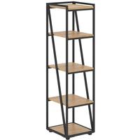 Стеллаж для документов Loftis LMMC 40 (дуб бофорд/черный, 400х430х1517  мм)