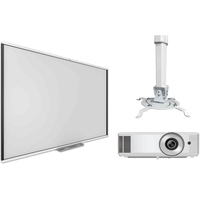 Комплект интерактивный доска SMART SBM787EXD201WL + проектор Exell  EXD201W + крепление DSM-2L