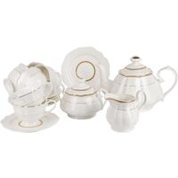 Набор чайный Nouvelle Home White chic на 6 персон фарфор (15 предметов)