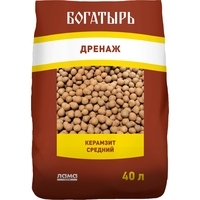 Дренаж керамзитовый средний Лама Торф Богатырь 40 л
