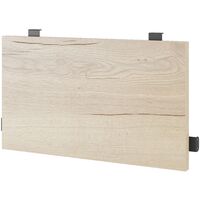 Экран к столу Kobor EN2-160 black/natural с креплением боковой (дуб  натуральный, 1500х16х350 мм)