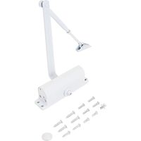 Доводчик дверной Notedo DC-080 до 120 кг белый