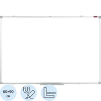 Уценка. Доска магнитно-маркерная Attache Classic 60x90 см односекционная   (полочка для маркеров)